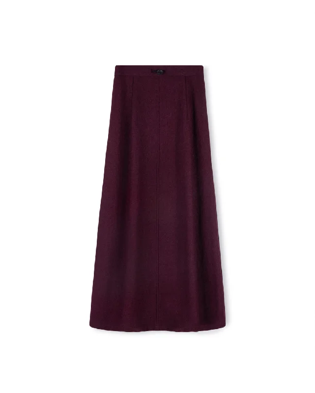 Front Tie Aline Maxi Skirt