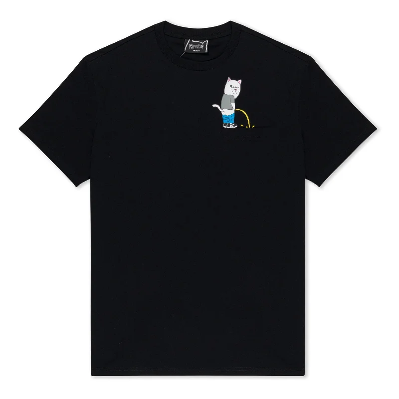 Potty Pocket Tee (Black)