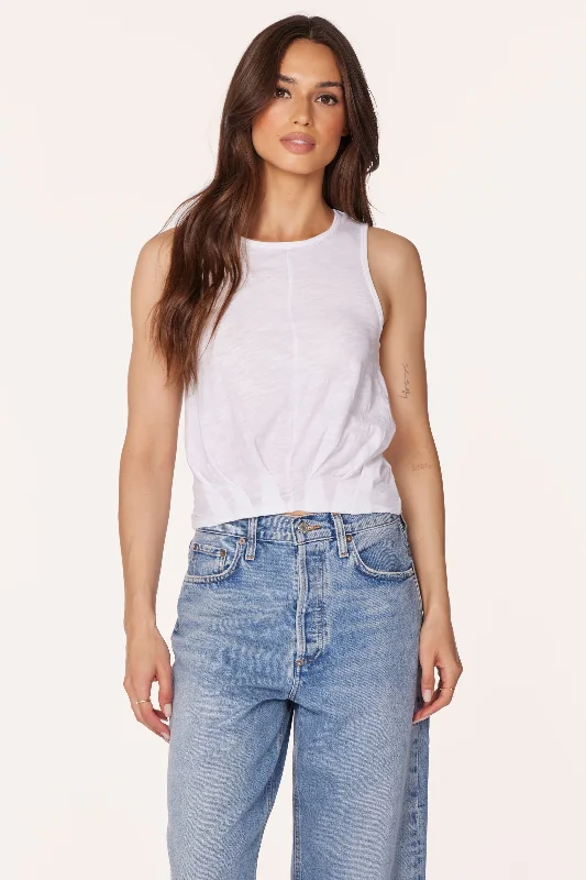 PLEATED HEM TANK