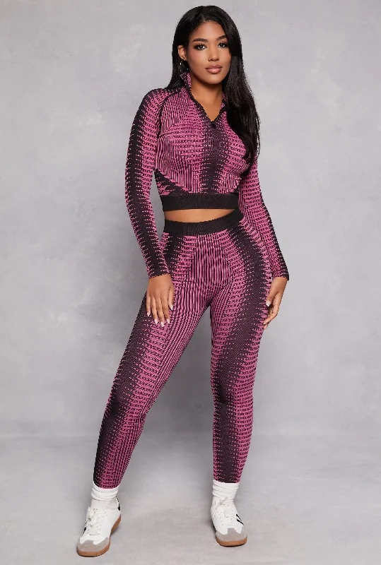 Printed Seamless High Waist Leggings