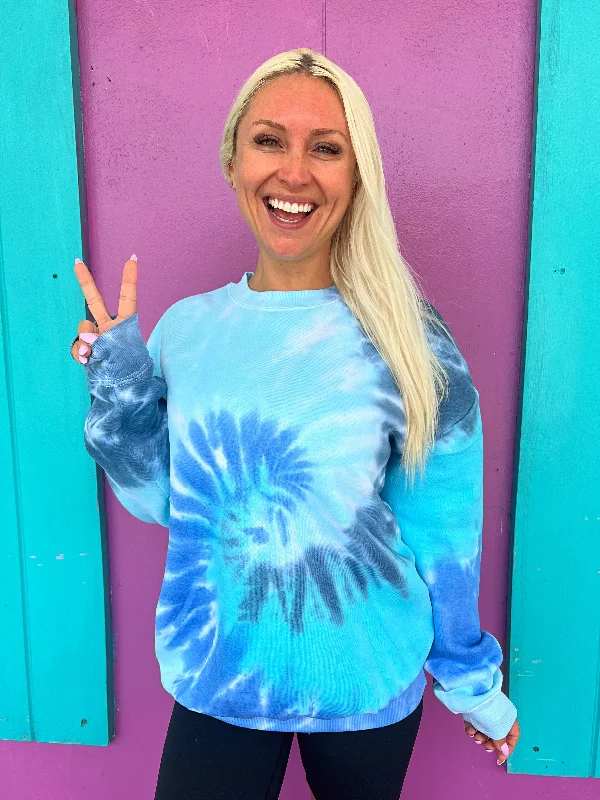 Blueberry Crush Tie-Dye Sweatshirt