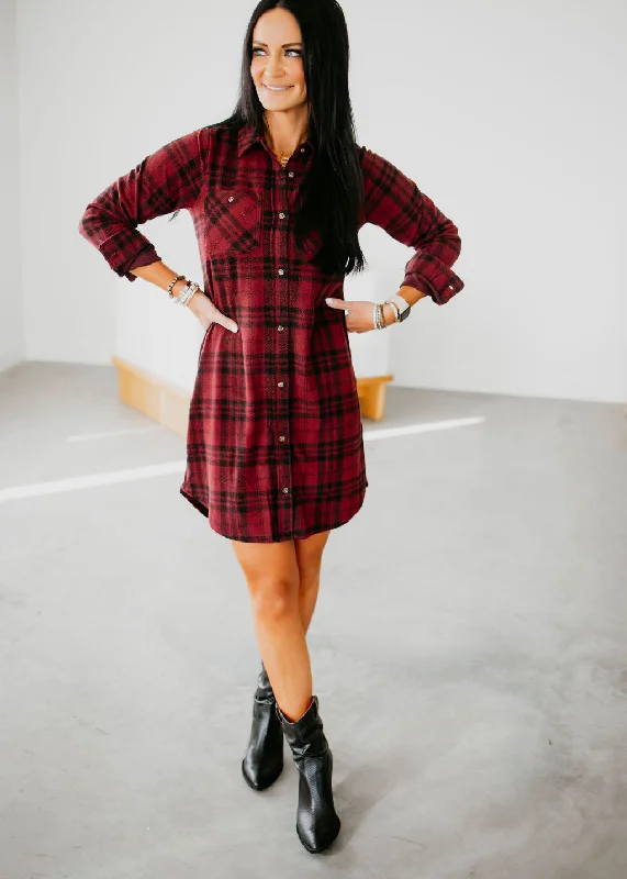 Leslie Plaid Dress