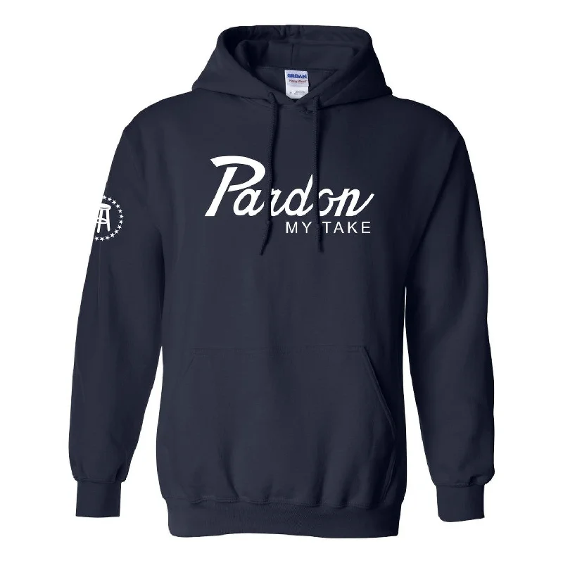 Pardon My Take Script Logo Hoodie