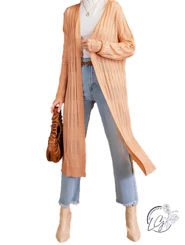 Written Promises Long Cardigan