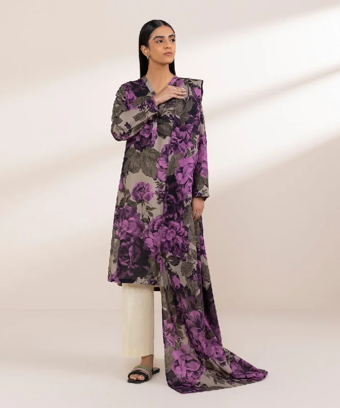 Printed Khaddar Dupatta