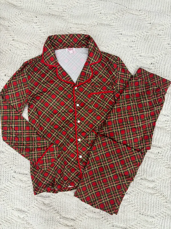 Christmas Plaid Pajama Set - Mens