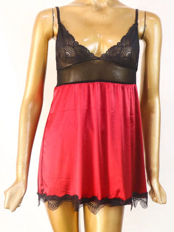 Maroon - Short Nighty For Women WSN02