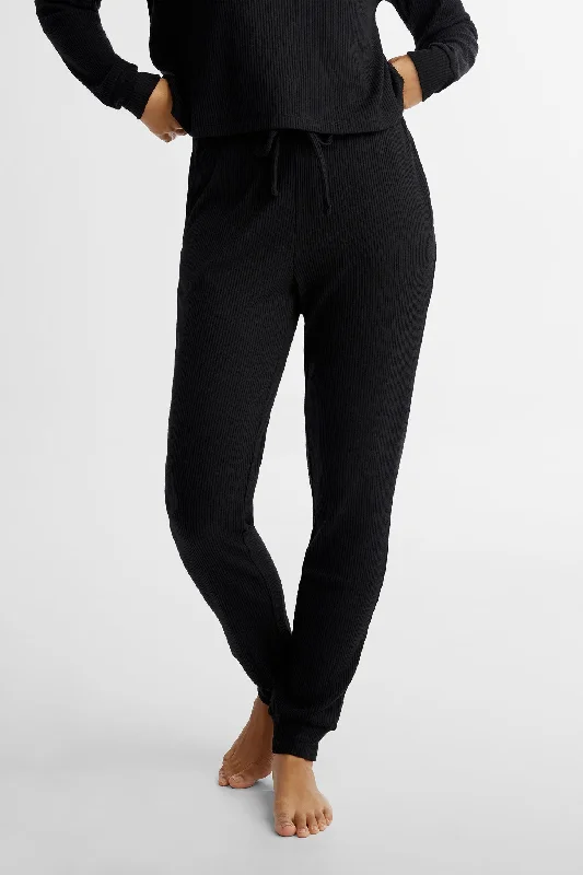 Pantalon pyjama côtelé - Femme