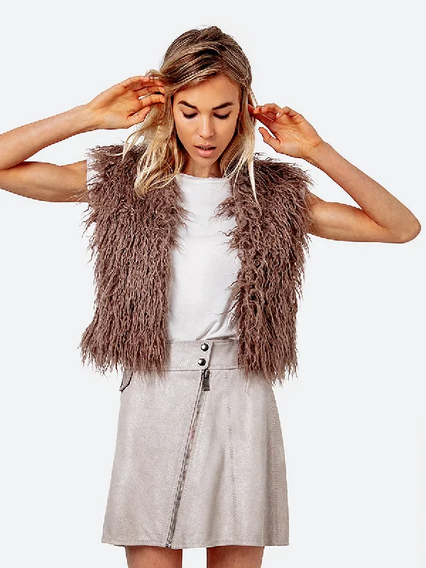 REVOLUTION SHAG FUR VEST