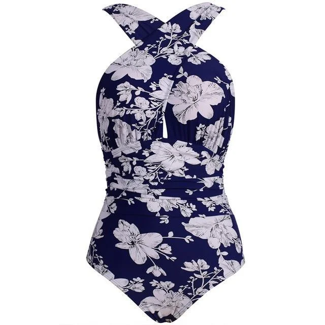 Navy Blue Floral