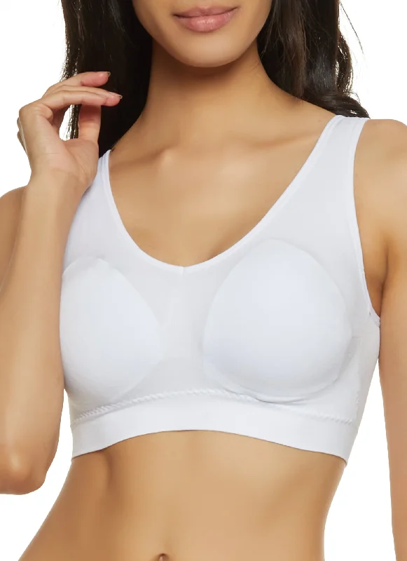 Basic Seamless V Neck Sports Bra