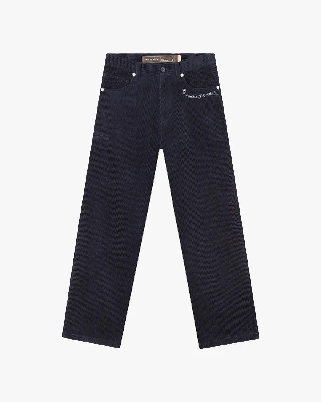 CINTO CORDUROY PANTS NAVY