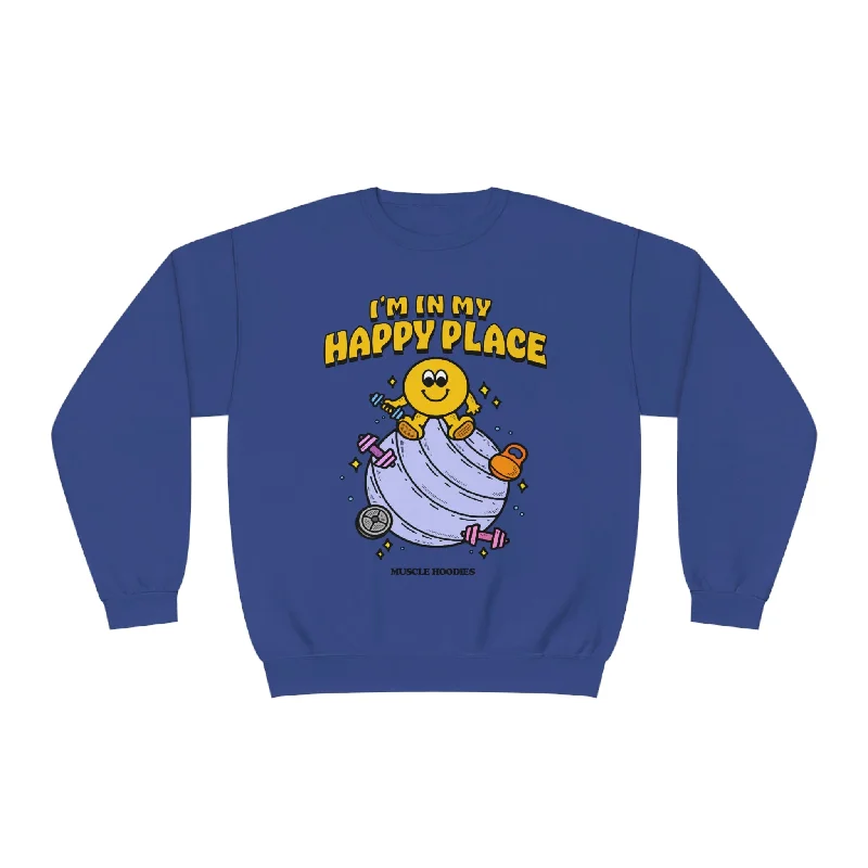 I’M IN MY HAPPY PLACE - CREWNECK