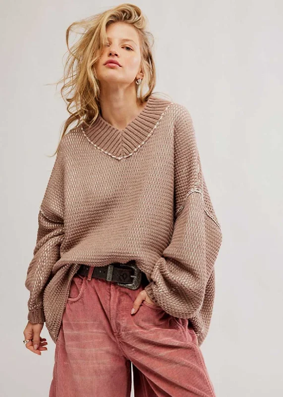 Maisie Sweater - Stucco Combo